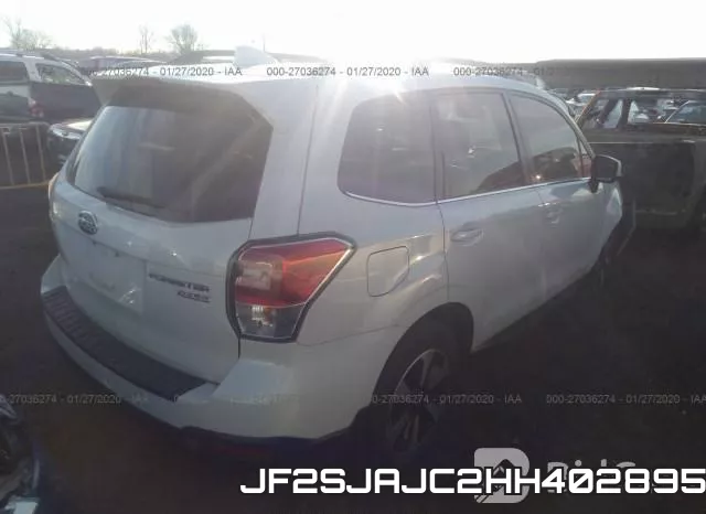 JF2SJAJC2HH402895 фото 5