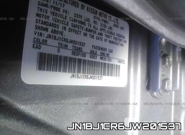 JN1BJ1CR6JW201537 фото 10