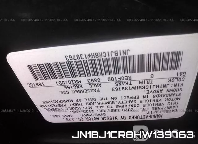 JN1BJ1CR8HW139763 фото 10