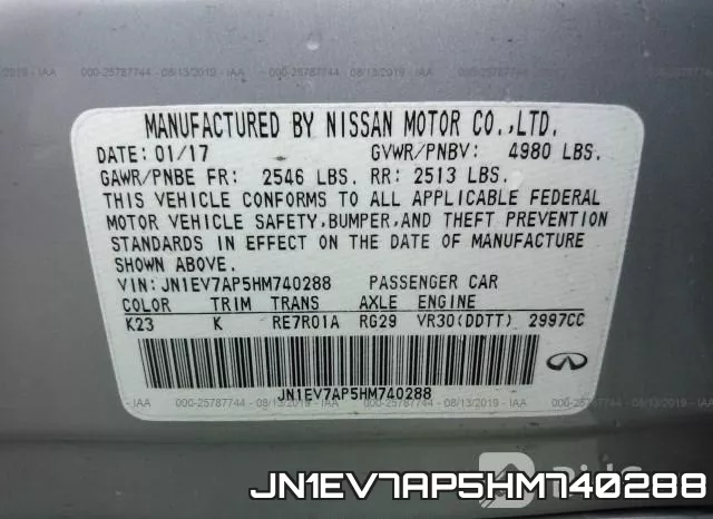 JN1EV7AP5HM740288 фото 10