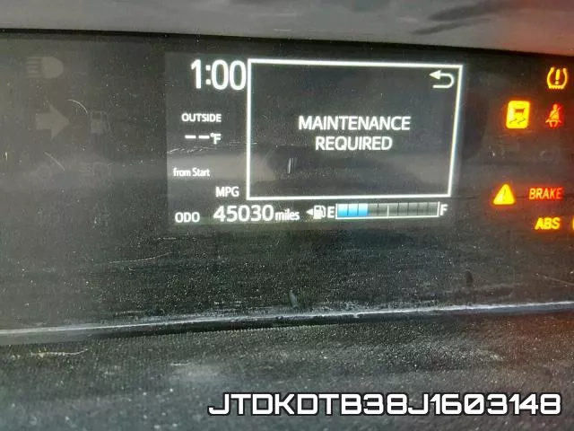 JTDKDTB38J1603148 фото 9