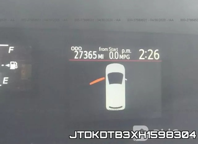 JTDKDTB3XH1598304 фото 8