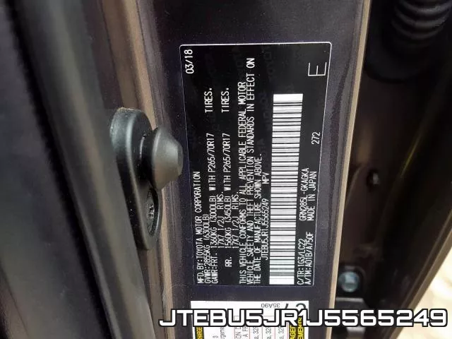 JTEBU5JR1J5565249 фото 2