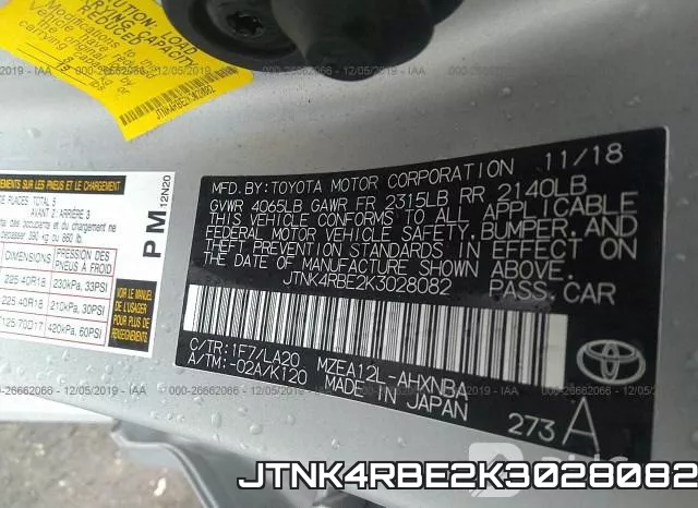 JTNK4RBE2K3028082 фото 10