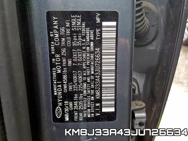 KM8J33A43JU726634 фото 2