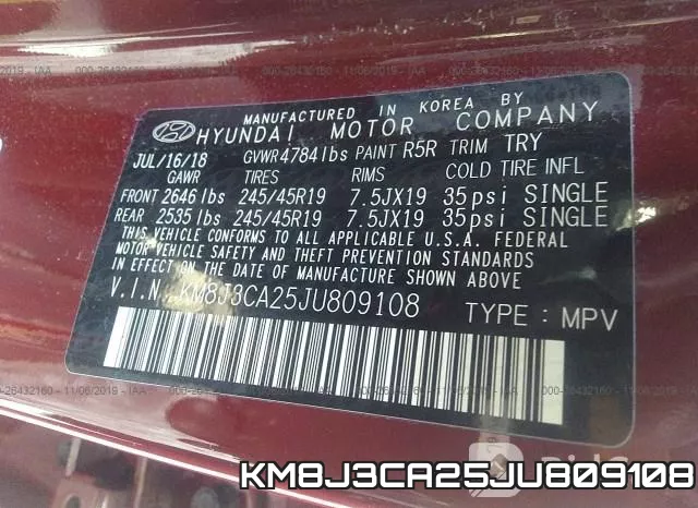 KM8J3CA25JU809108 фото 10