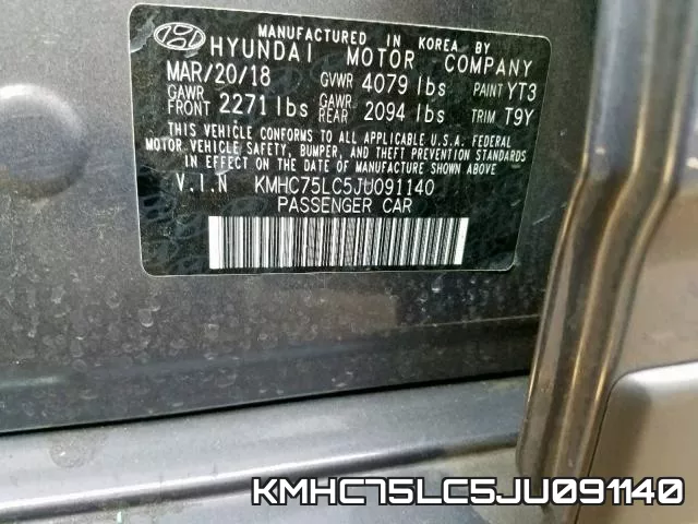 KMHC75LC5JU091140 фото 2