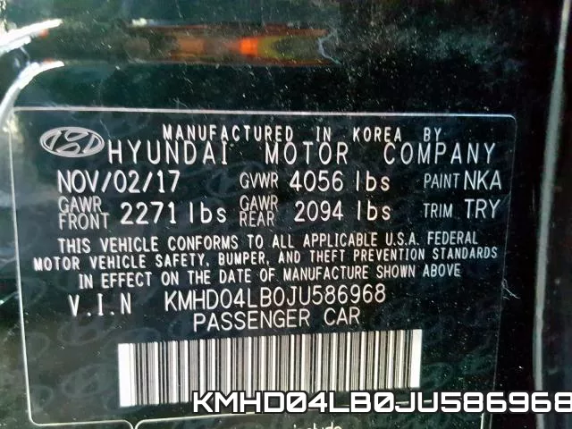 KMHD04LB0JU586968 фото 2
