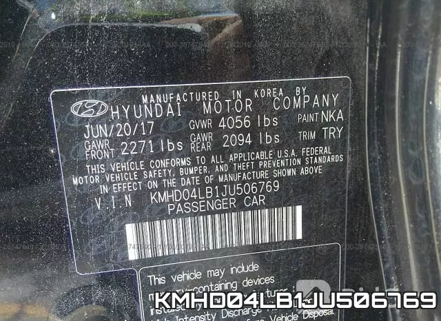 KMHD04LB1JU506769 фото 10