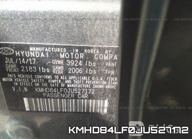 KMHD84LF0JU527172 фото 10