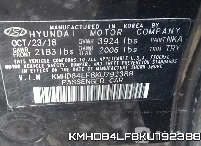 KMHD84LF8KU792388 фото 10