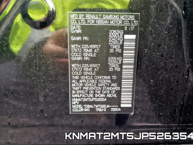 KNMAT2MT5JP526354 фото 2