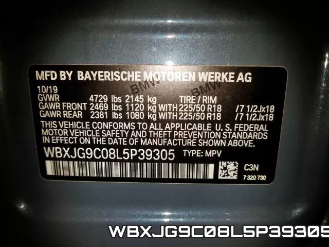 WBXJG9C08L5P39305 фото 2