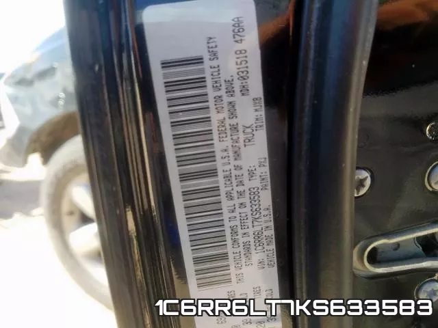 1C6RR6LT7KS633583 фото 2