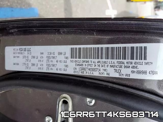1C6RR6TT4KS683714 фото 2