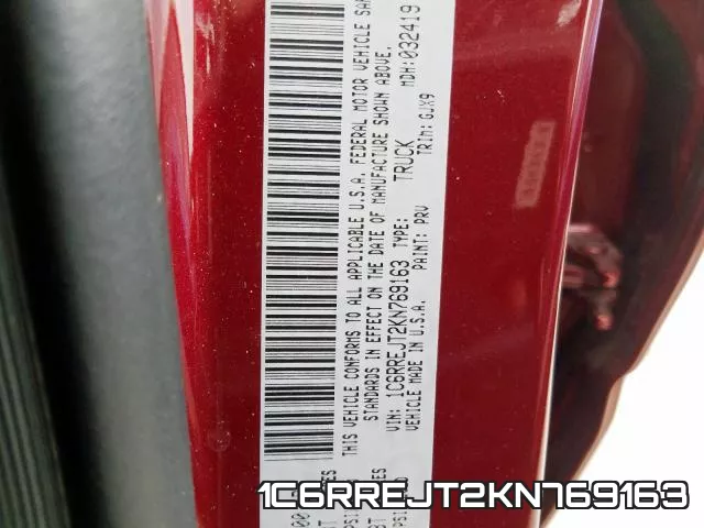 1C6RREJT2KN769163 фото 2