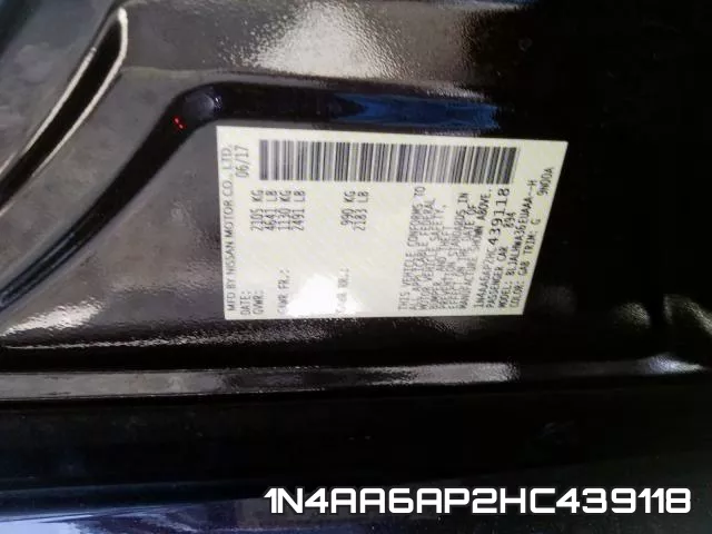 1N4AA6AP2HC439118 фото 2
