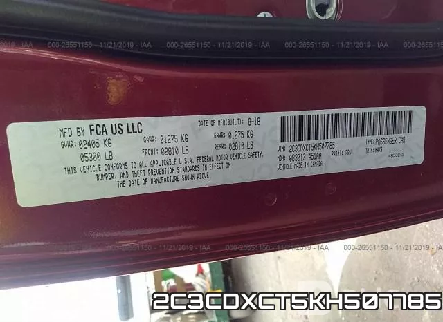 2C3CDXCT5KH507785 фото 10