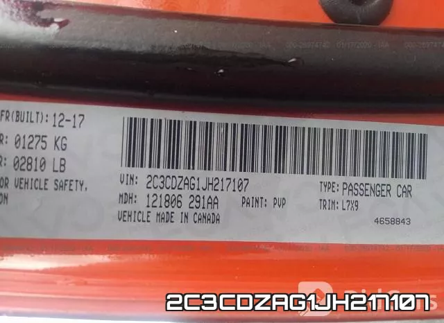2C3CDZAG1JH217107 фото 10
