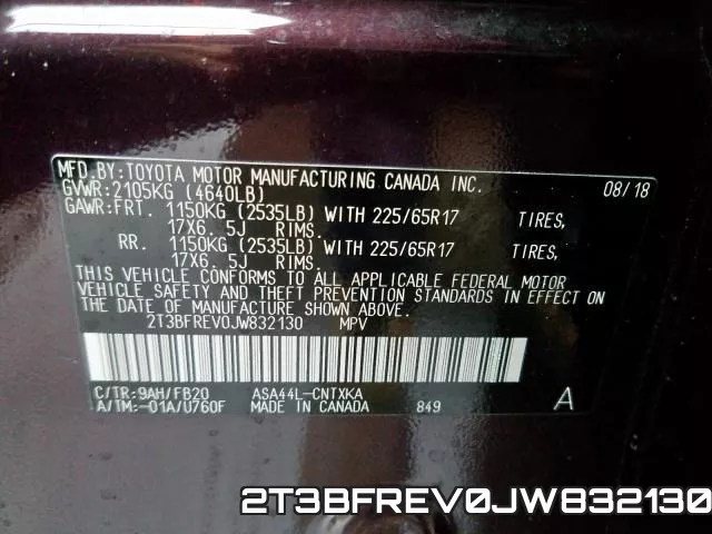 2T3BFREV0JW832130 фото 2