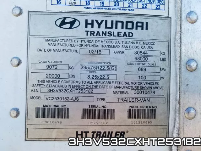 3H3V532CXHT253182 фото 2