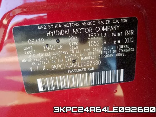 3KPC24A64LE092680 фото 2