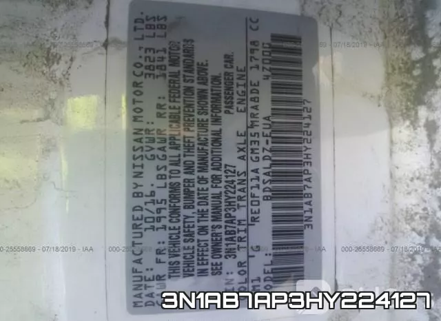 3N1AB7AP3HY224127 фото 10