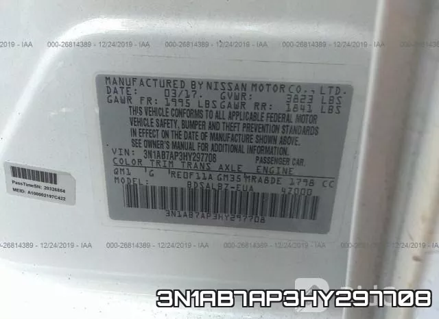 3N1AB7AP3HY297708 фото 10