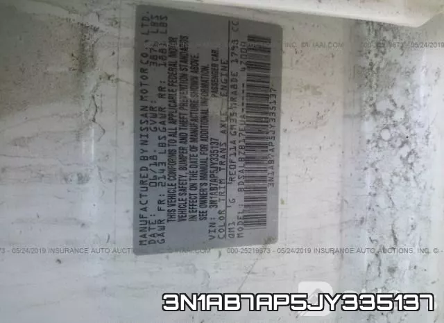 3N1AB7AP5JY335137 фото 10