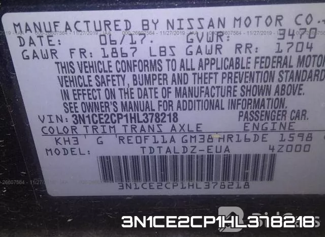 3N1CE2CP1HL378218 фото 10