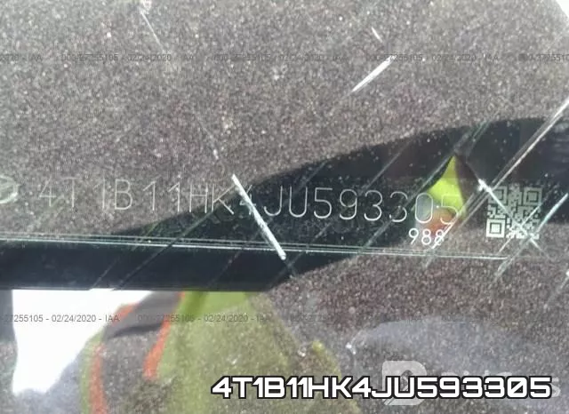 4T1B11HK4JU593305 фото 10