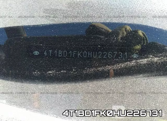 4T1BD1FK0HU226731 фото 10