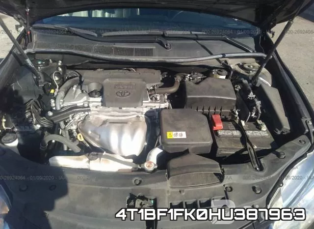 4T1BF1FK0HU387963 фото 2