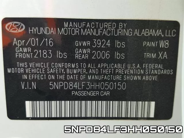 5NPD84LF3HH050150 фото 2