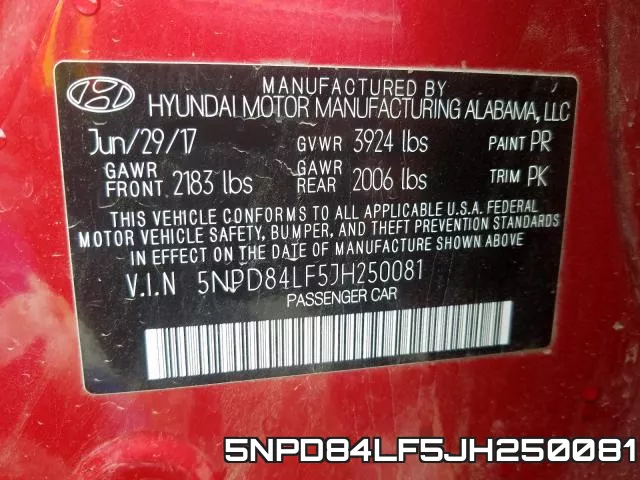 5NPD84LF5JH250081 фото 2