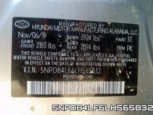 5NPD84LF6LH565832 фото 2
