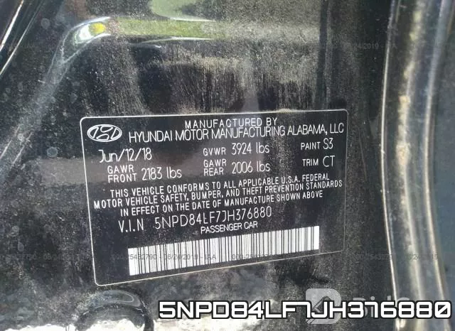 5NPD84LF7JH376880 фото 10