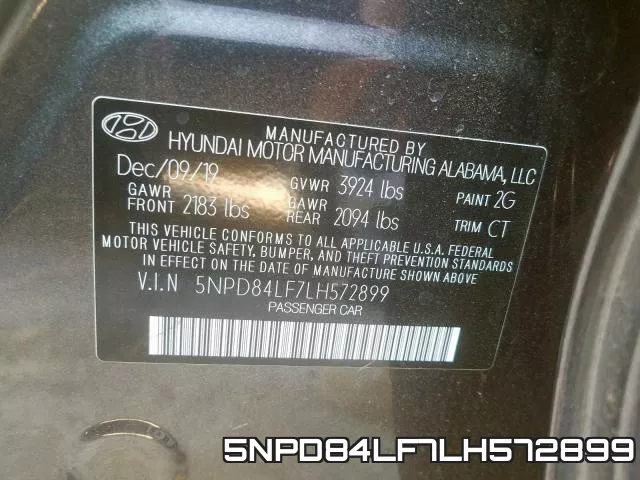 5NPD84LF7LH572899 фото 2
