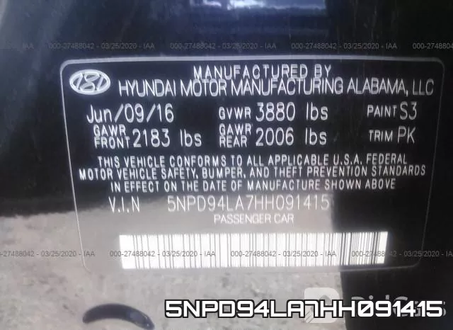 5NPD94LA7HH091415 фото 10