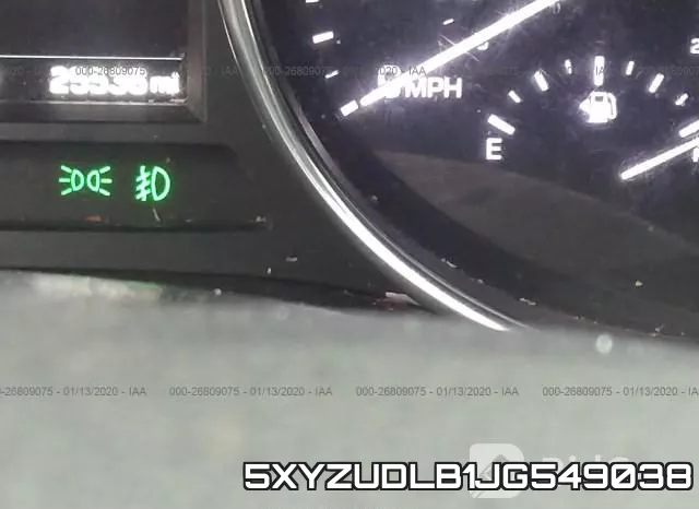 5XYZUDLB1JG549038 фото 8