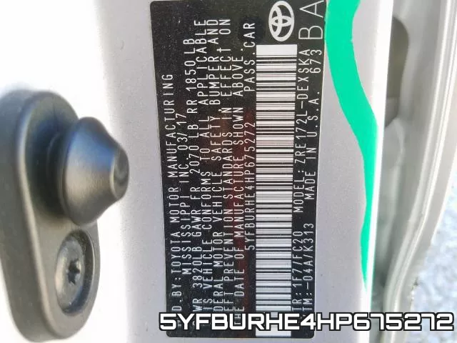 5YFBURHE4HP675272 фото 2