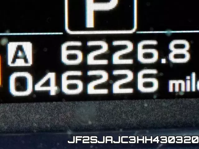 JF2SJAJC3HH430320 фото 9