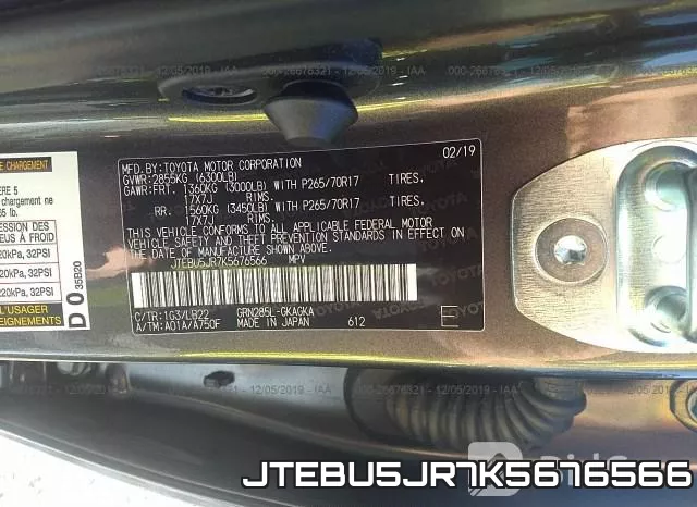 JTEBU5JR7K5676566 фото 10
