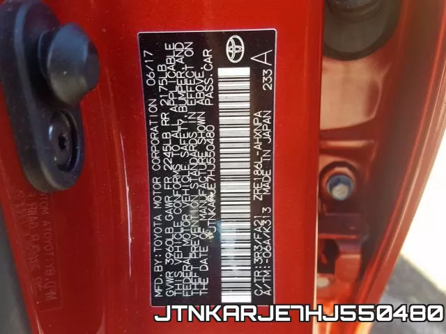 JTNKARJE7HJ550480 фото 2