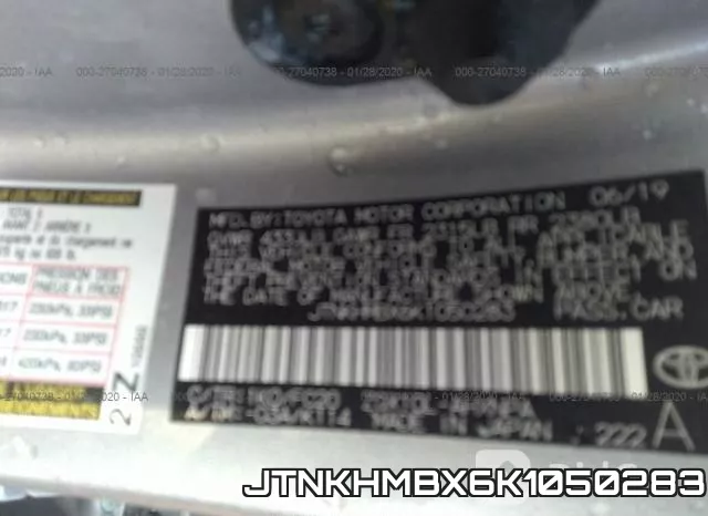 JTNKHMBX6K1050283 фото 10