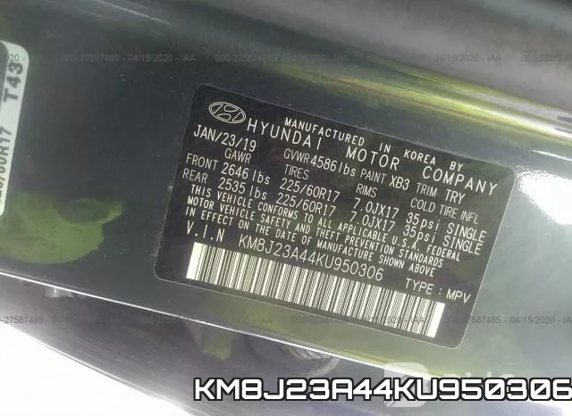 KM8J23A44KU950306 фото 10