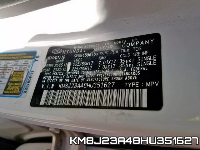 KM8J23A48HU351627 фото 2