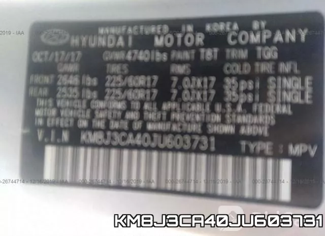KM8J3CA40JU603731 фото 10