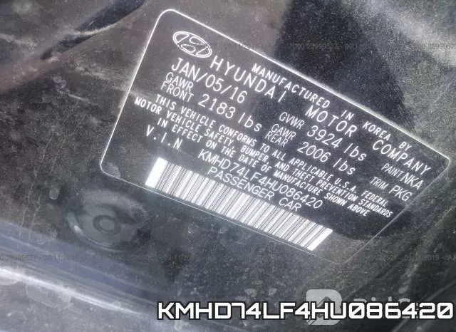 KMHD74LF4HU086420 фото 10