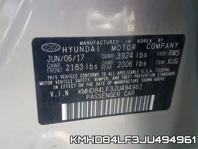 KMHD84LF3JU494961 фото 2